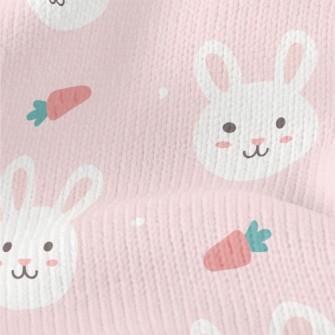 Cute Cartoon Rabbit Stretch Jersey