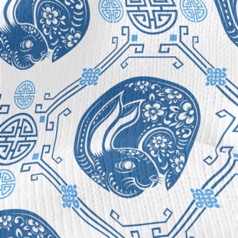 Chinese Rich Octagon Stretch Jersey