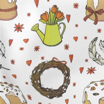 Easter Celebration Traditions Lightweight Cotton Poplin