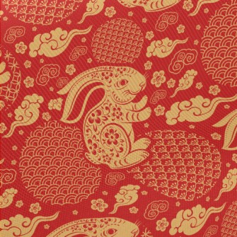 Lucky Rabbit Midweight Cotton Poplin