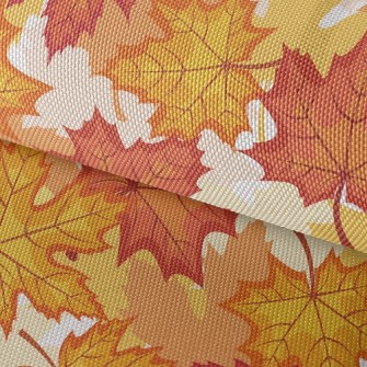 Autumn Maple Leaves Waterproof Oxford