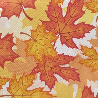 Autumn Maple Leaves Twill