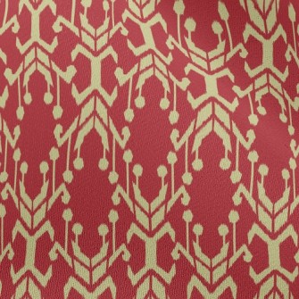 Red Mural Chiffon