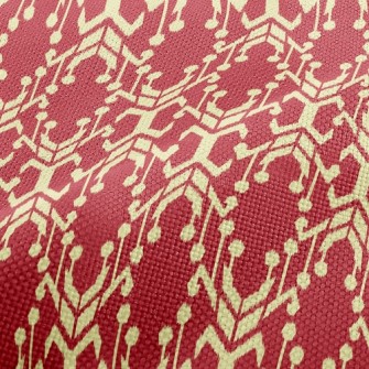 Red Mural Performance Linen