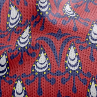 Water Drop Mural Athletic Mesh Flat Back