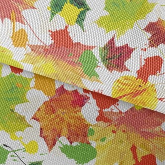 Inkjet Maple Leaf Waterproof Oxford