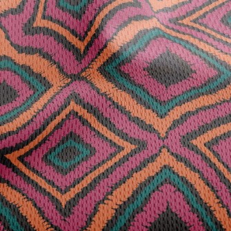 Abstract Arrangement Athletic Mesh Flat Back