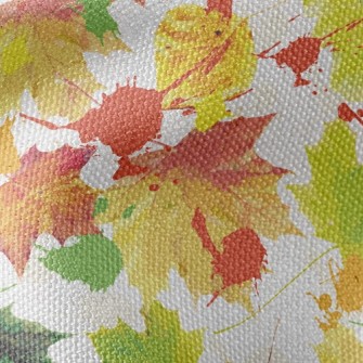Inkjet Maple Leaf Waterproof Canvas
