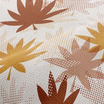 Leaf Print Performance Linen