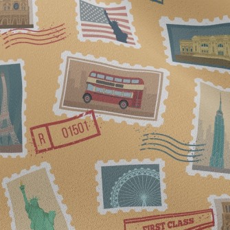 Landscape Stamp Chiffon