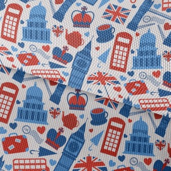 I Love Britain Waterproof Oxford