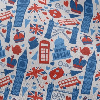 I Love Britain Chiffon