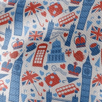 I Love Britain Waterproof Canvas