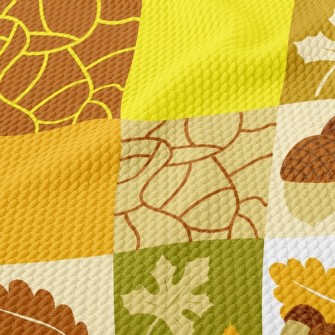 Autumn Leaves Birdseye Piqué