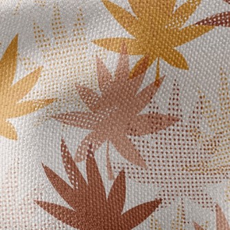 Leaf Print Waterproof Canvas