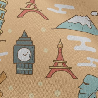 World Landscape Chiffon