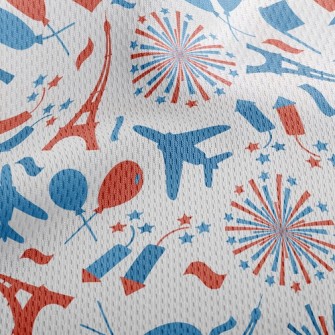 Happy Celebration Athletic Mesh Flat Back