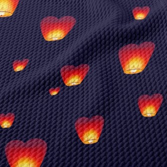 Sky Lantern Flying Birdseye Piqué