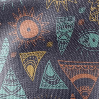 African Culture Waterproof Canvas