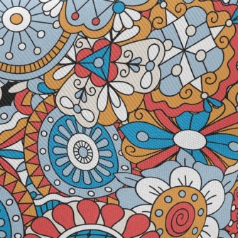 Flower Creativity Twill