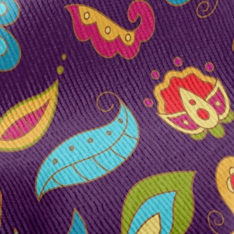 Interesting Flowers Standard Corduroy