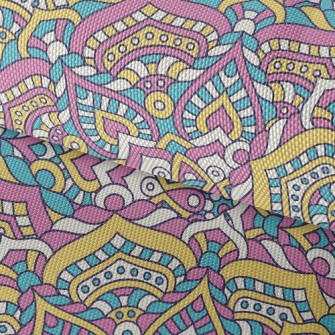 Cute Ethnic Flower Waterproof Oxford