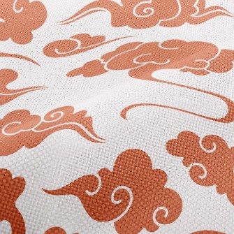 Orange Clouds Performance Linen