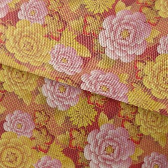 Peonies In Bloom Waterproof Oxford