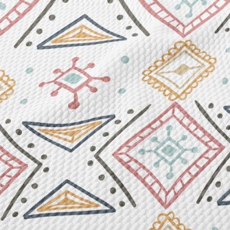 Square Doodle Birdseye Piqué