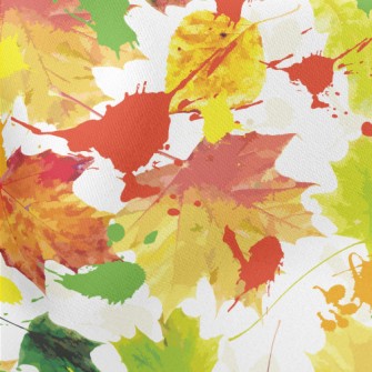 Inkjet Maple Leaf Stretch Ponte