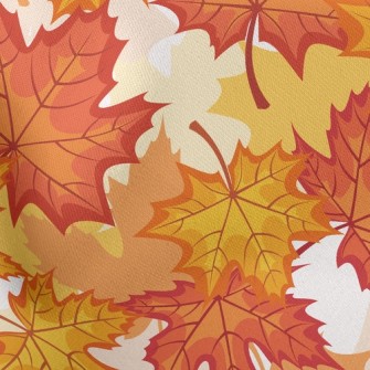 Autumn Maple Leaves Stretch Ponte
