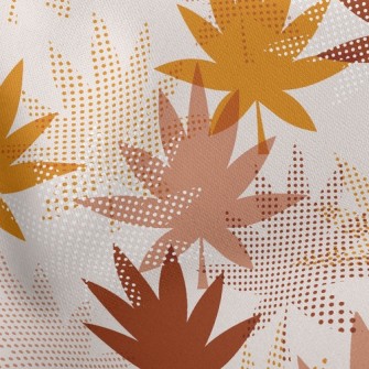 Leaf Print Stretch Ponte