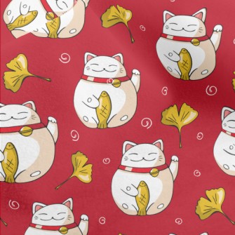 Lucky Cat Micro Fleece