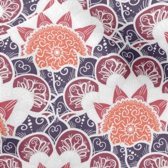 Creative Flower Micro Fleece