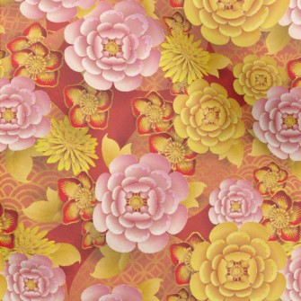 Peonies In Bloom Micro Fleece