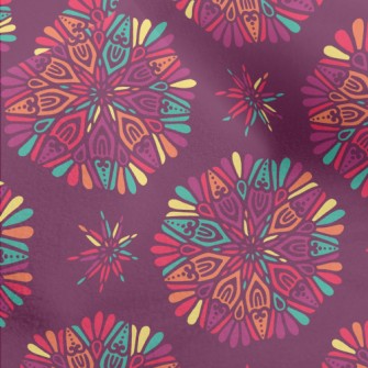 Fireworks Flowers Micro Fleece