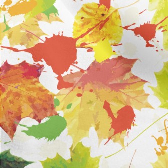Inkjet Maple Leaf Micro Fleece