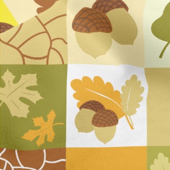 Autumn Leaves Micro Fleece