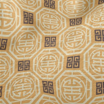 Retro Bagua Pattern Minky