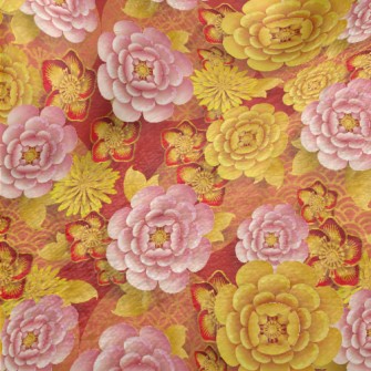 Peonies In Bloom Minky
