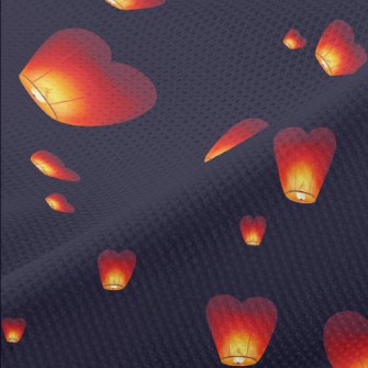 Sky Lantern Flying Piqué