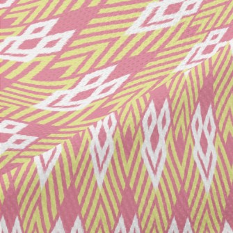 Composed Of Yellow Lines Piqué