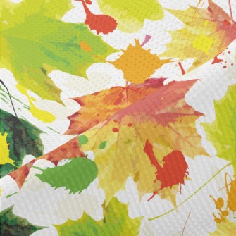 Inkjet Maple Leaf Piqué