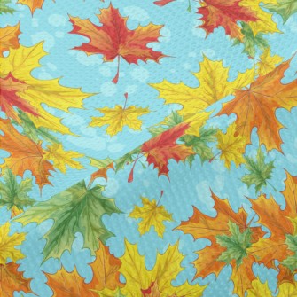 Bright Maple Leaves Piqué