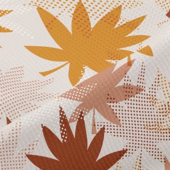 Leaf Print Piqué