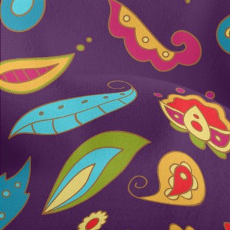 Interesting Flowers Lightweight Performance Linen