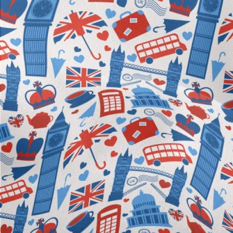 I Love Britain Lightweight Performance Linen