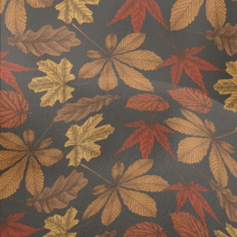 Autumn Leaves Lightweight Performance Linen