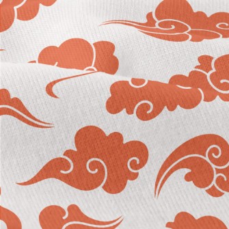Orange Clouds Modern Jersey