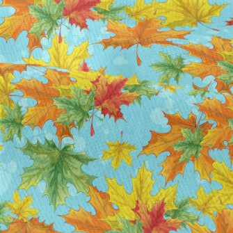 Bright Maple Leaves Modern Jersey